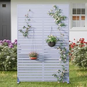 PexFix Outdoor Metal Classic Shutters Screen Garden Fence Brick Pattern Wall - 1 of 4