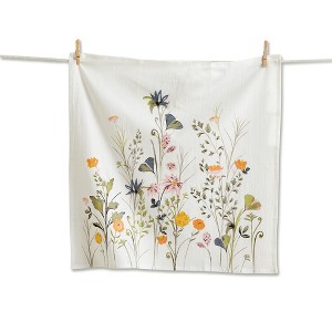 Tag Artisona Wild Flower Flour Sack Dish Towels - 27" x 27" Kitchen Textiles, Machine Washable, Everyday Use - 1 of 1