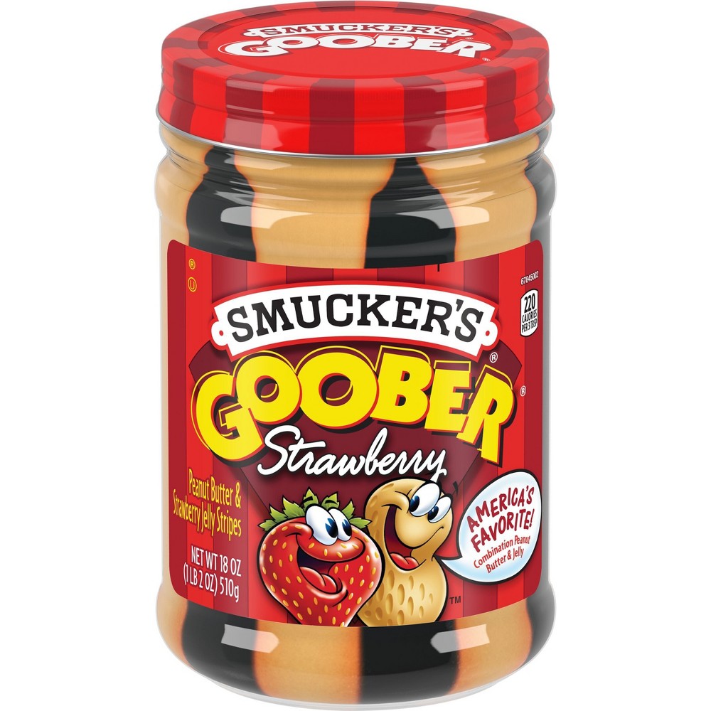 UPC 051500000656 product image for Smucker's Goober Peanut Butter and Strawberry Jelly Stripes - 18oz | upcitemdb.com