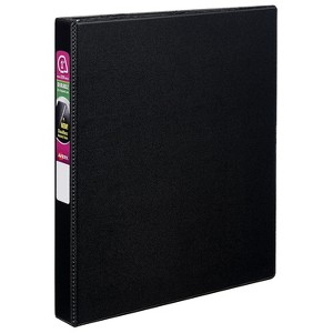Avery Durable 1" 3-Ring Non-View Binder Black (27250) 326886 - 1 of 4