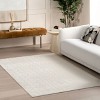 Nuloom Belladonna Geometric 4x6 Indoor Area Rug for Living Room Bedroom Dining Room Kitchen, Cream/Ivory - 2 of 4
