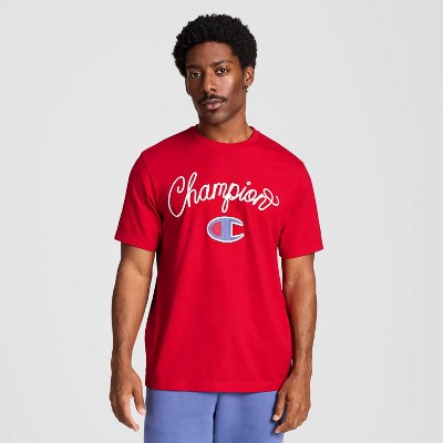 Champion Men's Graphic T-Shirt - Red