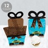 Big Dot of Happiness Smash and Crash - Monster Truck - Square Favor Gift Boxes - Boy Birthday Party Bow Boxes - Set of 12 - 3 of 4