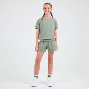 Champion Girls' Washed French Terry Shorts - 1 of 4