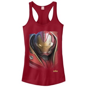 Juniors Womens Marvel Avengers: Infinity War Hulkbuster Racerback Tank Top - 1 of 3