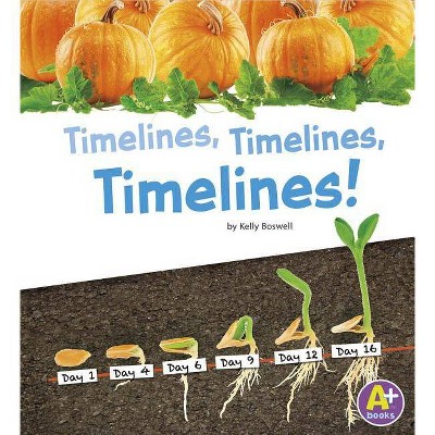 Timelines, Timelines, Timelines! - (A+ Books: Displaying Information) by  Kelly Boswell (Paperback)