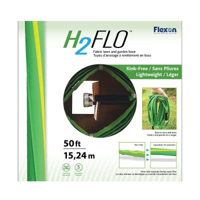 Flexon H2Flo Lightweight Fabric Garden Hoses