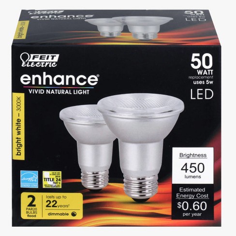 Ge Led 50w Gu10 Light Bulb White : Target