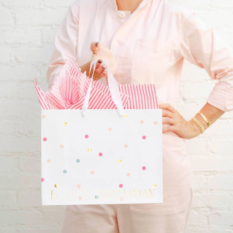 2ct Polka Dot Birthday Gift Bag Set - Sugar Paper&#8482; + Target, 2 of 7