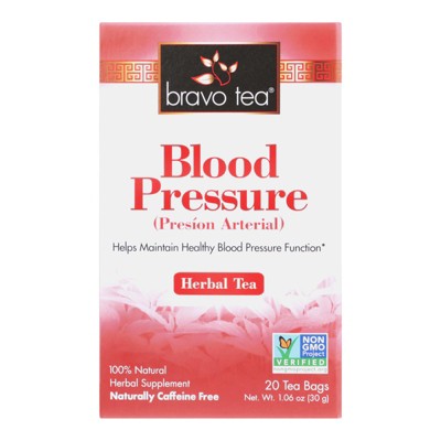 Bravo Teas & Herbs Blood Pressure Tea - 1 Box/20 Bags