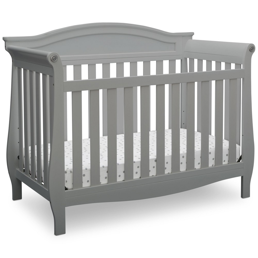 Delta Children Lancaster 4-in-1 Convertible Crib - Gray