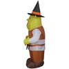 Gemmy Airblown Inflatable Shrek w/Boo Banner S LG Universal , 6.5 ft Tall, Multi - 4 of 4
