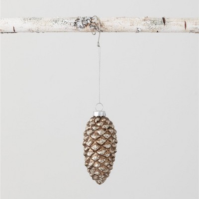 Sullivans Pinecone Ornament 3.5"H Gold