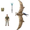 Jurassic World Rebirth Dr. Loomis & Pteranodon Figures Pack, Movie Accurate 3.75-inch Scale - 4 of 4