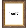 PosterPalooza | Museum Gold Picture Frame - UV Acrylic, Foam Board Backing, Hanging Hardware - 2 of 4