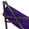 Tranquillo Universal 116" Double Hammock Swing with Adjustable Powder-Coated Steel Stand and Carry Bag for Indoor or Outdoor Use - 4 of 4