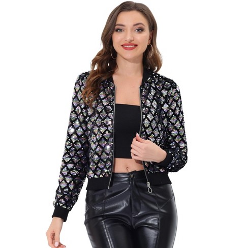 Target sequin sale sleeve jacket