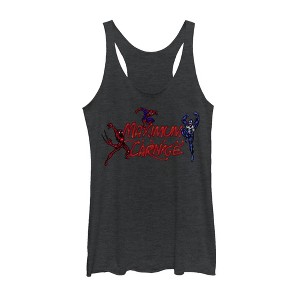 Women's Marvel Maximum Carnage Trio Racerback Tank Top - 1 of 3