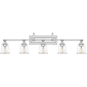 Quoizel Lighting Nicholas 5 - Light Vanity in  Polished Chrome - 1 of 4