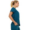 Medichic Women Scrubs Set V-Neck with Straight Leg Pants Medical Scrub Set - 4 of 4