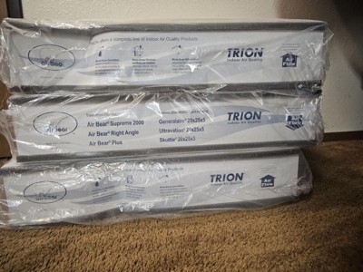 Trion 255649-102 Air Bear 20x25x5 Inch Merv 8 Air Purifier Filter