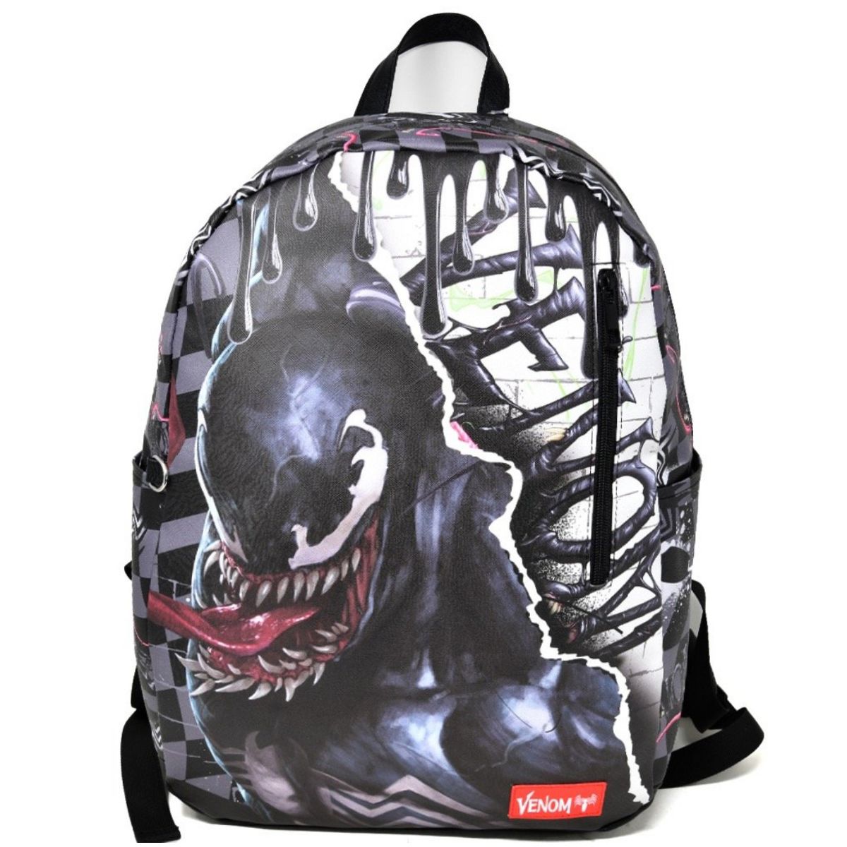 Venom 16.5" PU School Backpack with Side Pockets