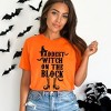 Simply Sage Market Women's Baddest Witch On The Block Short Sleeve Graphic Tee - 2 of 4