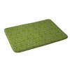Deny Designs Martza Lisa Playful Doodled Blooms Pattern Memory Foam Bath Mat Green - 2 of 4