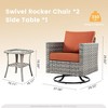 XIZZI Premium Outdoor Swivel Chair Sofa Set in 7 Colors, Modular Patio Seating with Swivel Chairs, Add-Ons Like Coffee Table and Fire Pit - 2 of 4