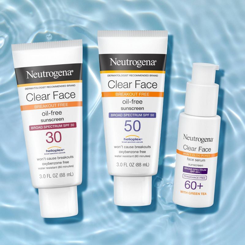 Neutrogena Clear Face Liquid Sunscreen Lotion - 3 fl oz, 3 of 14