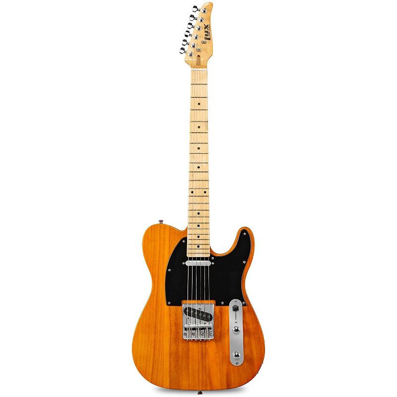 LyxPro 39" Telecaster Solid Body Beginner Electric Guitar, 1 of 8