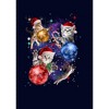 Men's Lost Gods Xmas Cats in Space T-Shirt - 2 of 4