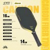 Luzz Cannon T700 Raw Carbon Thermoformed Pickleball Paddle – 16mm, Power & Spin for Intermediate/Advanced Players - 3 of 4