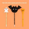 Yoobi Squishy Novelty Pen Halloween Ghost Topper Black Ink 1.0mm Ballpoint - 4 of 4