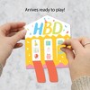 Big Dot of Happiness Party Time - Happy Birthday Party Game Pickle Cards - Pull Tabs 3-in-a-Row - Set of 12 - 3 of 4