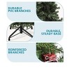 6ft/7.5ft Pre-Lit Spruce Artificial Christmas Tree With LED Lights Includes Metal Stand Xmax Trees Green Full Trees With Metal Hinged Branch Tips - 4 of 4