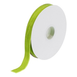 Unique Bargains Soft Single Face Spool Silky Velvet Ribbon for Bouquets DIY Crafts - 1 of 3
