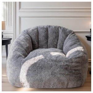 Airsurfer Bean bag chair,armrest bean bag sofa chair filled with high-density foam,comfortable lazy sofa chair adult bean bag chair for the livingroom - 1 of 4