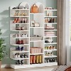 Tribesigns 13-Tier Shoe Rack, Freestanding Tall Entryway Shoe Storage Organizer with Open Shelves for Entryway, Living Room, White - 2 of 4