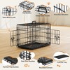 Yaheetech Metal Dog Crate for Small to Medium-Sized Dogs, Black - 4 of 4