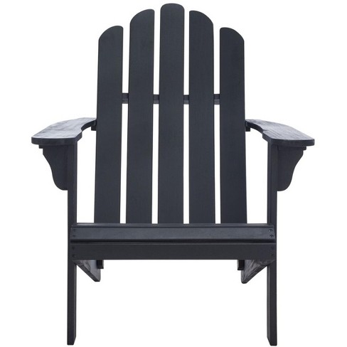 Topher Adirondack Chair Black Safavieh