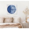 23" x 23" Waxing Flower Moon by Ingrid Sanchez of CreativeIngrid Floating Acrylic Wall Canvas - Kate & Laurel All Things Decor - 4 of 4