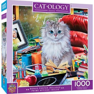 MasterPieces Inc Cat-Ology Einstein 1000 Piece Jigsaw Puzzle - 1 of 3