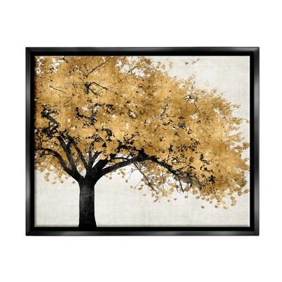 Stupell Industries Traditional Tree with Autumn Leaves over Neutral