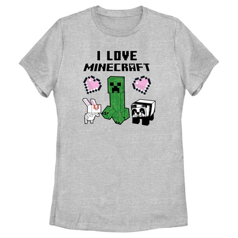 Women's Minecraft Love and Mobs T-Shirt - image 1 of 4