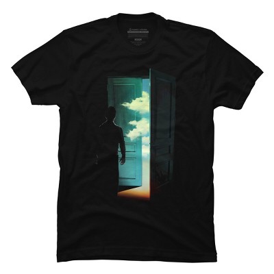 Men's Design By Humans Door to the World By DBHOriginals T-Shirt