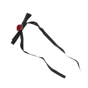 Unique Bargains Rose Bow Ribbon Hair Clips 1 Pc - 1 of 4