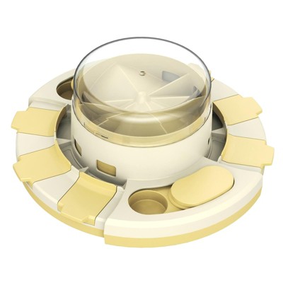 HOMLUX Interactive Dog Puzzle Toy 2-in-1 Slow Feeder & Treat Dispenser for Mental Stimulation & Boredom Relief