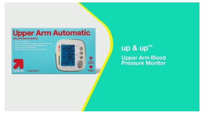 Upper Arm Blood Pressure Monitor - up &#38; up&#8482;, 2 of 5, play video
