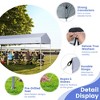 Costway 10x20ft Pop-Up Canopy Party Tent Sidewalls Portable Garage Car Shelter Wheeled - image 4 of 4